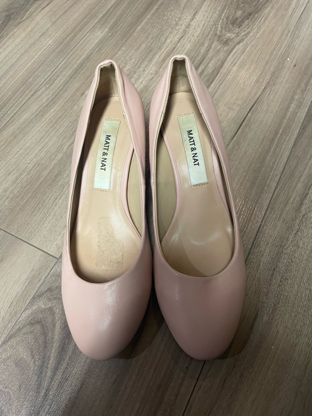 Matt & Nat Blush Pink Round-Toe Flats size 6.5